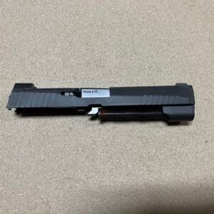 Sig Sauer P320 X Series 9mm Complete Slide Assembly W Night Sights Optic Ready Full 47 Tcm Stock 9 Sig Sauer P320 X Series 9mm slide assembly with night sights, optic-ready design for precision shooting.