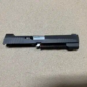 Sig Sauer P320 X Series 9mm Complete Slide Assembly W Night Sights Optic Ready Full 47 Tcm Stock 9 Sig Sauer P320 X Series 9mm slide assembly with night sights, optic-ready design for precision shooting.