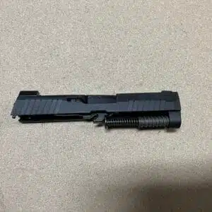 Sig Sauer P320 X Series slide assembly with night sights, optic-ready design for 9mm caliber.