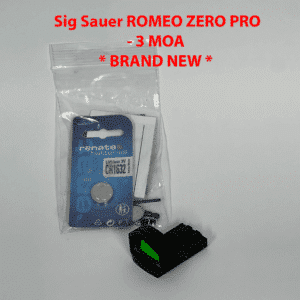 Sig Sauer Romeo Zero Pro 3 MOA Red Dot Sight for TCM Stock, brand new condition.
