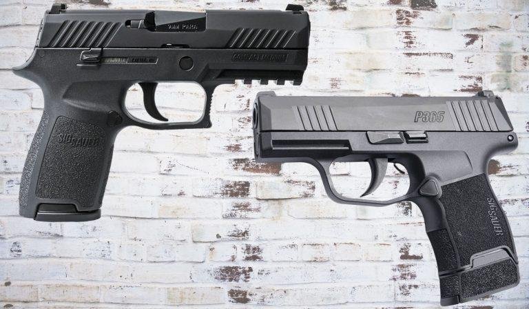 Sig P365 vs P320 handgun comparison