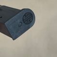 Sig Sauer P365 10-round magazine with durable polymer design and embossed logo.