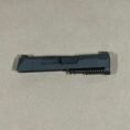 Sig Sauer P365 9mm slide assembly with barrel, optic-ready night sights, and sleek design.