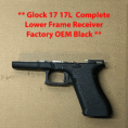 Glock 17 17L complete lower frame, factory OEM parts, Gen 3, new TCM stock.