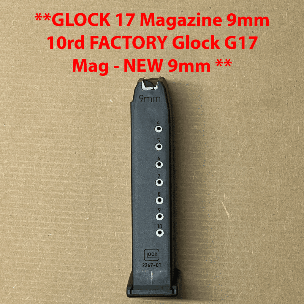 thumbnail image 2 of Glock 17 OEM Factory Magazine - 10 Round 9mm - Original Replacement MF10017 2 of 5