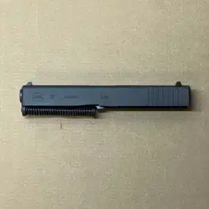 Complete Glock 19 OEM slide assembly, Gen 3, designed for performance and tactical use.