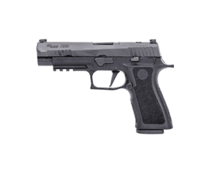 Sleek semi-automatic pistol design with tactical features and ergonomic grip for enhanced performance.