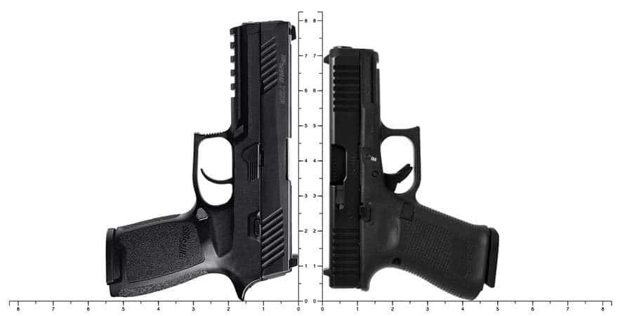 Glock 19 comparison showcasing design features of the ultimate do-it-all pistol.