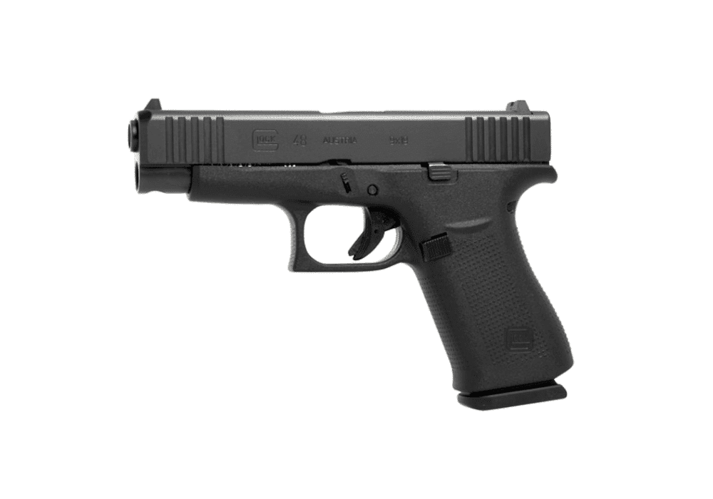 Glock 48: A sleek, slimline pistol ideal for everyday carry and personal protection.