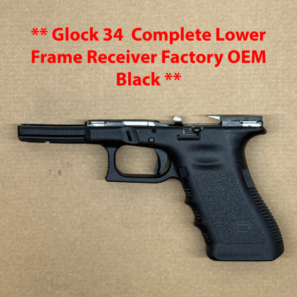 GLOCK 34 Factory OEM Lower Frame GEN 3 - Factory Parts NEW - 02-2499-00-00