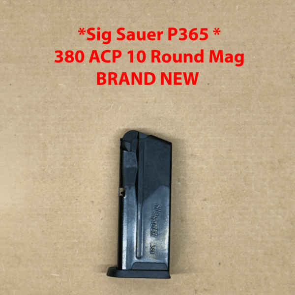 Sig Sauer OEM P365 .380 ACP 10 Round Magazine NEW 8900714