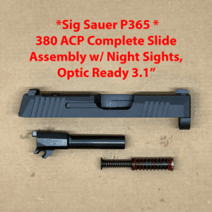 SIG SAUER P365 .380 ACP OEM Complete Slide Assembly – BRAND NEW