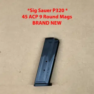 Sig Sauer P320 .45 ACP 9 Round Magazine OEM Brand New | Factory Magazine MAG-MOD-C-45-9