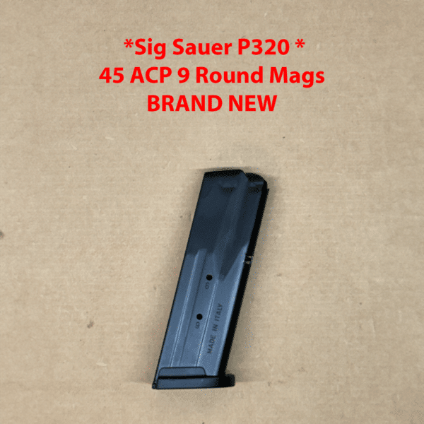 Sig Sauer P320 .45 ACP 9 Round Magazine OEM Brand New | Factory Magazine MAG-MOD-C-45-9