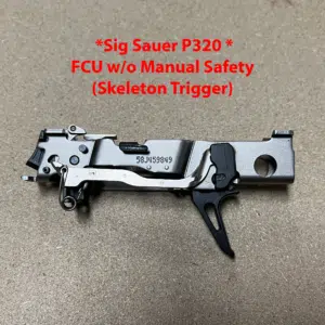 Sig Sauer P320 OEM Factory FCU w/o Manual Safety *NEW* Post Upgrade (skeleton trigger)