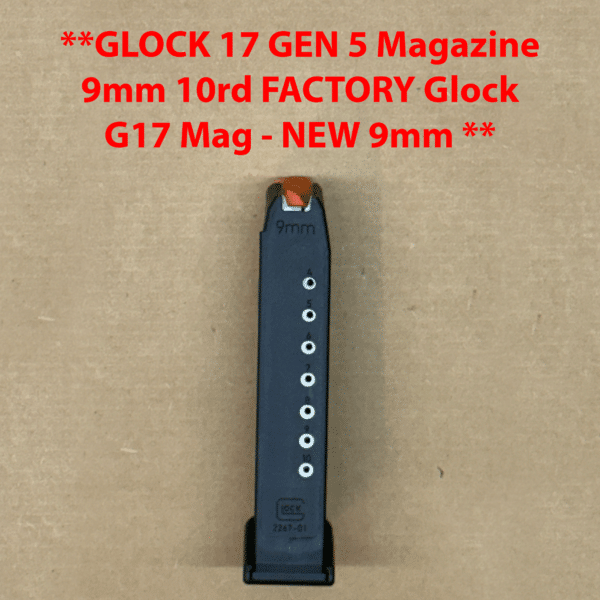 Glock 17 / 34 Gen 5 OEM Magazine 10 Round 9mm Mag Brand New | Factory Magazine 47290