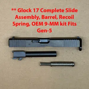 GLOCK 17 Gen 5 OEM Complete Slide Assembly – BRAND NEW PA175S203
