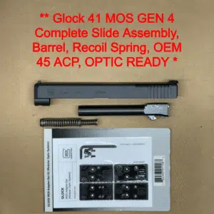 GLOCK 41 Gen 4 MOS OEM Complete Slide Assembly – BRAND NEW UG4130103MOS