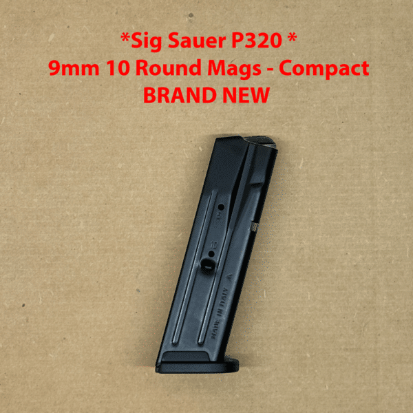 Sig Sauer P320 Compact-Size 10 Round Magazine OEM Brand New | Factory Magazine MAG-MOD-C-9-10