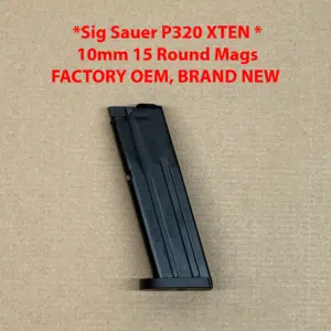 Sig Sauer OEM P320 XTEN 10mm 15 Round Magazines – 8900743