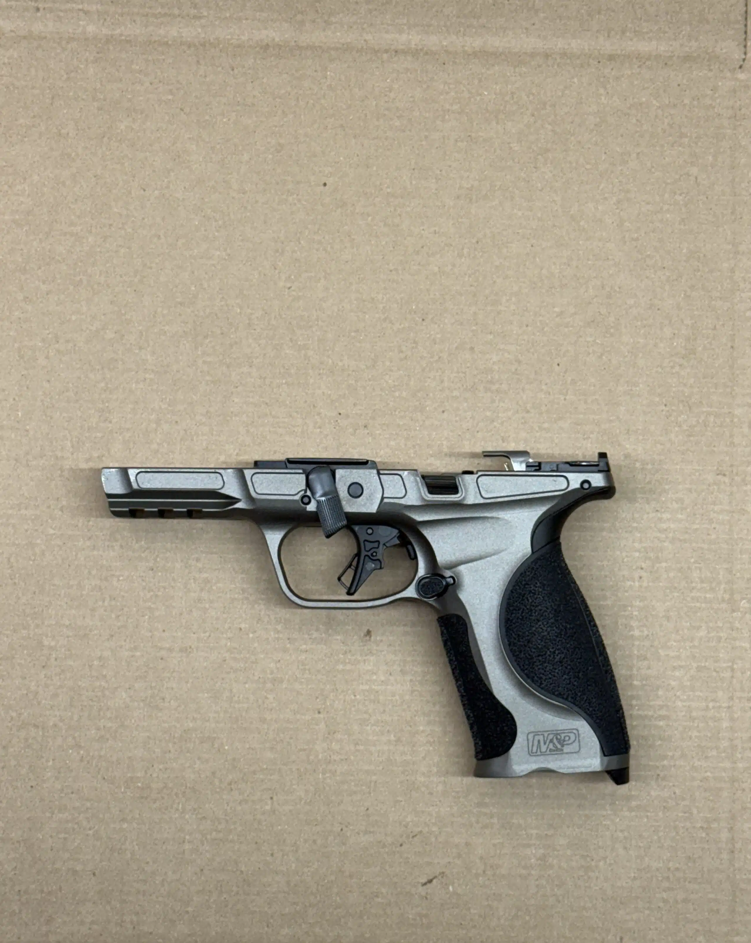 Smith & Wesson M&P9 M2.0 Carry Full Size OEM Factory Grey Metal Lower Frame NEW – 14161 - Image 2