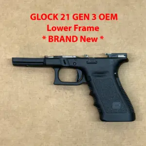 Glock 21 Gen 3 OEM Factory Lower Frame – Genuine Glock Grip Module NEW