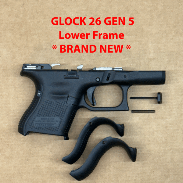 Glock 26 Gen 5 OEM Factory Lower Frame – Genuine Glock Grip Module NEW