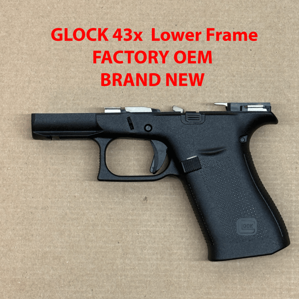 GLOCK 43X Gen 5 OEM Factory Lower Frame – Factory Parts NEW ...