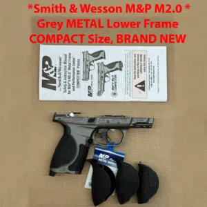 Smith & Wesson M&P9 M2.0 Compact OEM Factory Grey Metal Lower Frame NEW - 14102