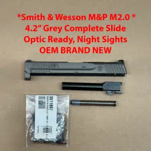 NEW - FACTORY M&P 2.0 Compact Smith & Wesson S&W M&P 9 4.2” 9mm Grey Slide - 14161