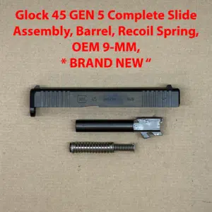 Glock 45 Gen 5 OEM Complete Slide Assembly – BRAND NEW