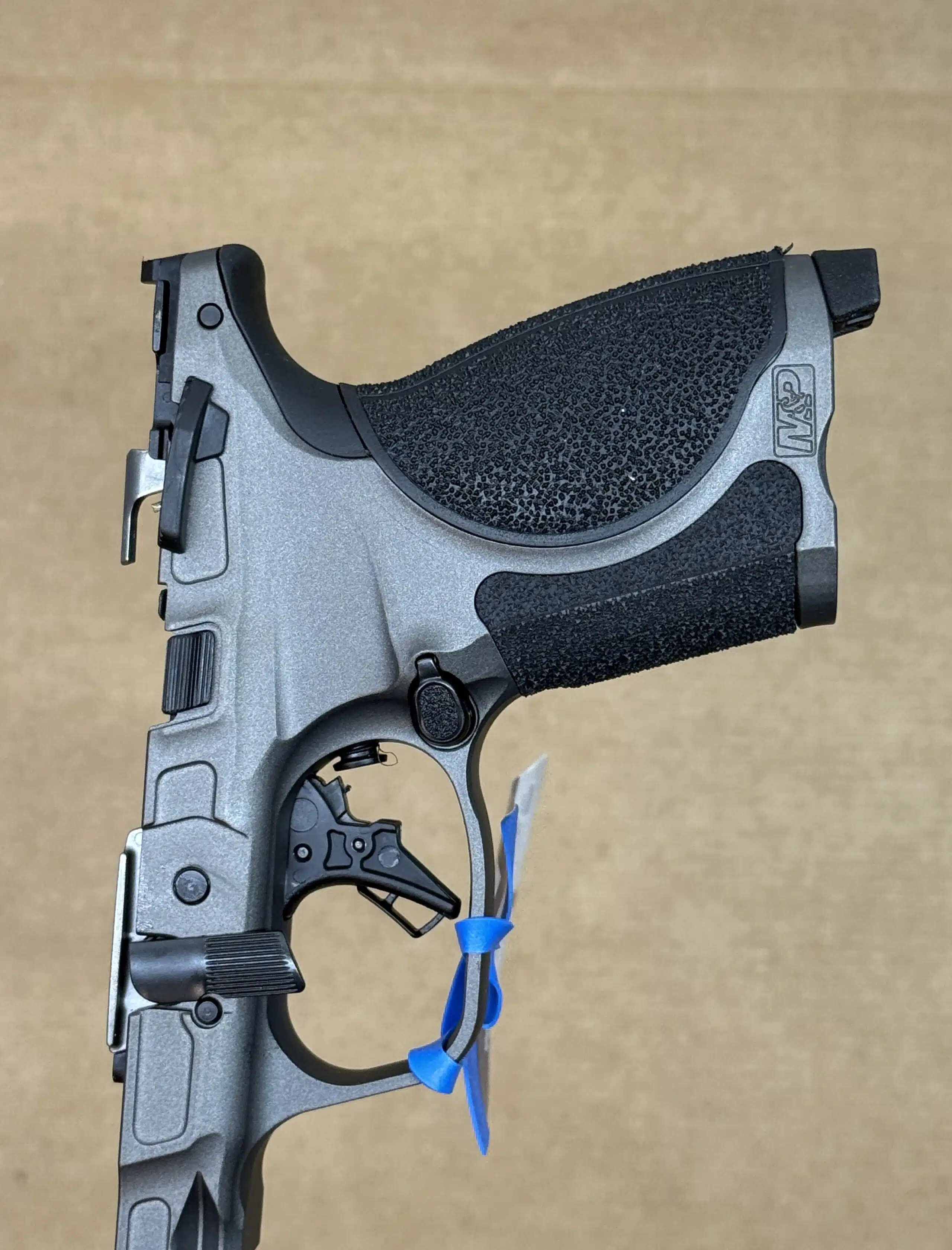 Smith & Wesson M&P9 M2.0 Compact OEM Grey Metal Lower Frame w/ Manual Safety – Factory NEW – 14106 - Image 4