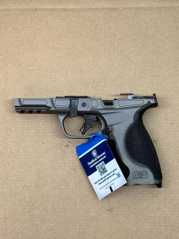 Smith & Wesson M&P40 M2.0 Full Size OEM Lower Frame – Grey Metal Factory Grip Module – NEW – 14165 - Image 2