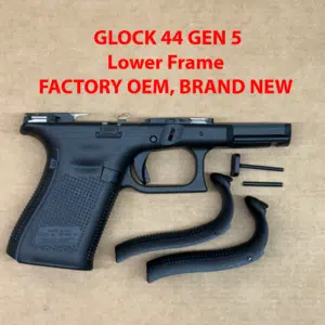 GLOCK 44 Gen 5 OEM Factory Lower Frame – .22 LR Grip Module – Black Polymer – NEW
