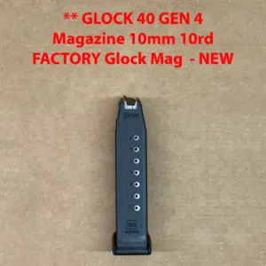 Glock G20 G40 Gen 4 OEM Factory Magazine - 10mm - 10 Round - MF10020 - NEW