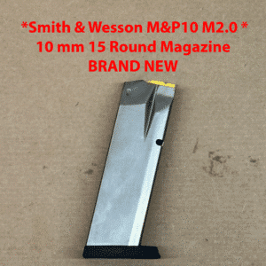 Smith & Wesson M&P10 M2.0 OEM 10mm 15 Round Magazine – Factory Original – 3012992