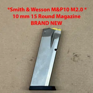 Smith & Wesson M&P10 M2.0 OEM 10mm 15 Round Magazine – Factory Original – 3012992