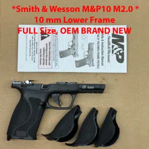 Smith & Wesson M&P10 M2.0 Full Size 10mm OEM Lower Frame w/ Manual Safety – NEW – 13916