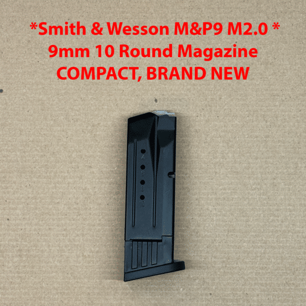 SINGLE * 10 Round Smith & Wesson M&P9 M2.0 Compact OEM Magazine - 3011499