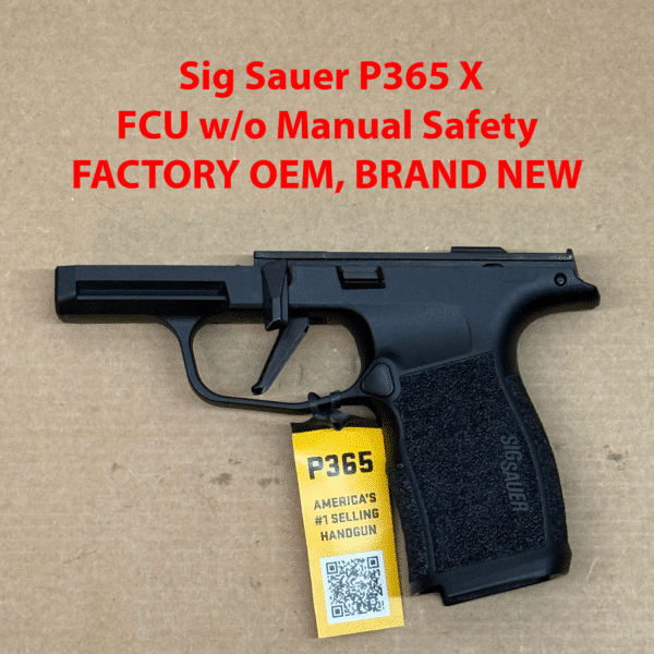 Sig Sauer P365 OEM Factory FCU – No Manual Safety – Straight Trigger & Grip Module – NEW – 8900165