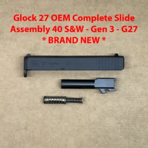 Glock 27 OEM Complete Slide Assembly - Gen 3 - .40 S&W - Factory Upper - G27 - 02-2004-00-02