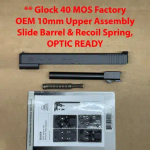 Glock 40 MOS OEM Complete Slide Assembly - Gen 4 - 10mm - Factory Upper - G40 - 02-2004-00-02