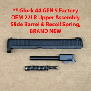 Glock 44 OEM Complete Slide Assembly - Gen 5 - 22LR - Factory Upper - G44 - 02-2004-00-02