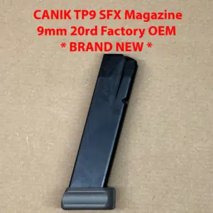 Canik Factory Magazine OEM – For Canik TP9 SFX – 9mm – 20 Round NEW - MA550