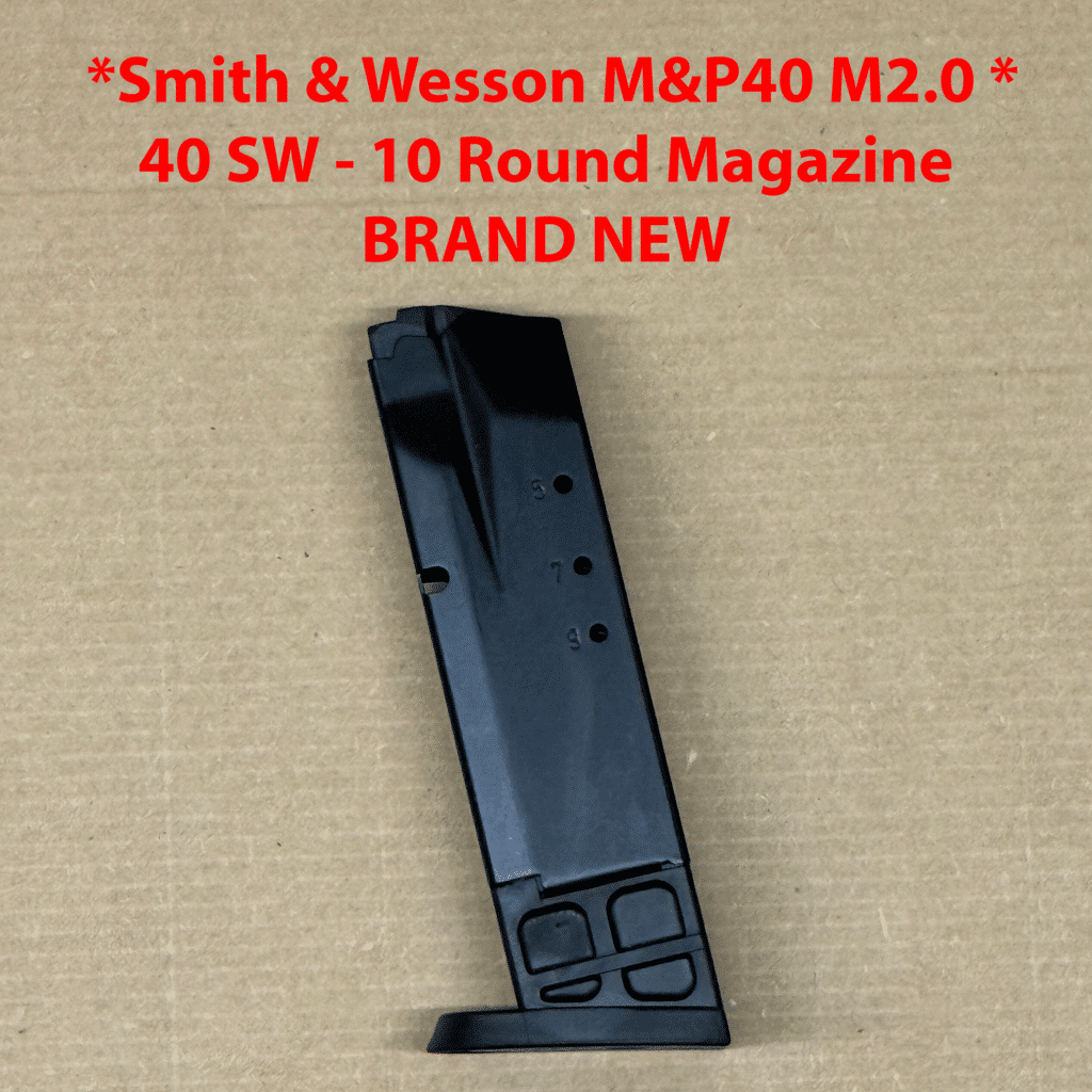 SINGLE * 10 Round Smith & Wesson M&P 40/.357Sig OEM Full-Size Magazine ...