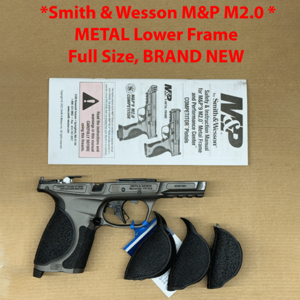 Smith & Wesson M&P9 M2.0 Compact OEM Factory Metal Lower Frame – NEW 14161