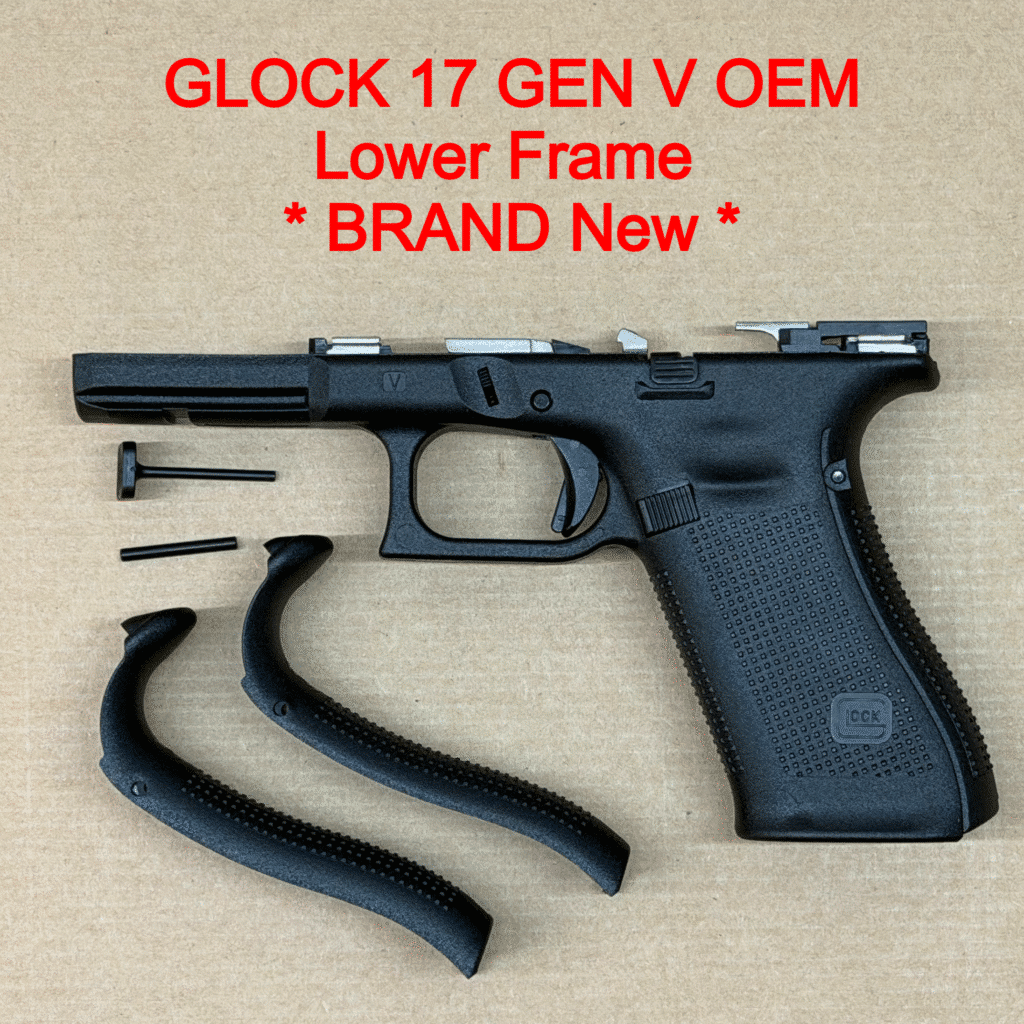 Glock 17V Gen V OEM Factory Lower Frame – Factory Parts NEW GLPV1750203 ...