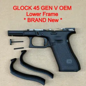 Glock 45V Gen V OEM Factory Lower Frame – Factory Parts NEW GLPV4550201