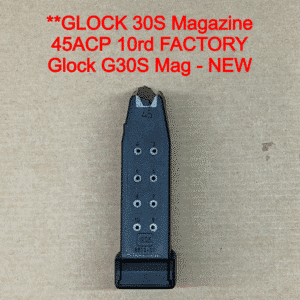 Glock Factory Magazine OEM – For Glock 30S – .45 ACP – 10 Round NEW – MF30010