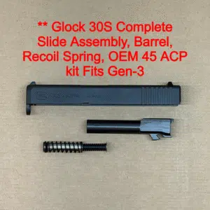Glock 29 Gen 4 OEM 10mm Complete Slide, Barrel & Recoil Spring – BRAND NEW